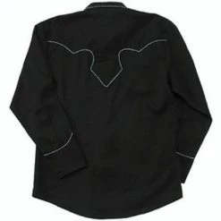 Scully Leather Company Men's Vintage Western Shirt Collection: Scully Classic Black & White