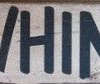 OutWest Shop Wall Sign Advice: No Whining! Decor