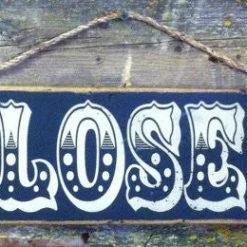 OutWest Shop Wall Sign Business: Open And Closed Signed Set