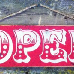 OutWest Shop Wall Sign Business: Open And Closed Signed Set