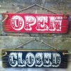 OutWest Shop Wall Sign Business: Open And Closed Signed Set