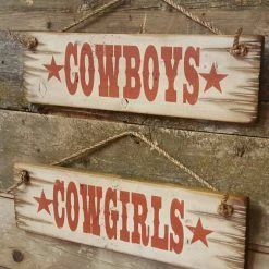 OutWest Shop Wall Sign Business: Cowboys Cowgirls Set 7 OutWest Shop Wall Sign Business: Cowboys Cowgirls Set