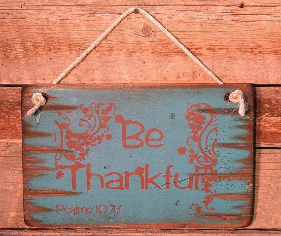 OutWest Shop Wall Sign Faith: Be Thankful 3 OutWest Shop Wall Sign Faith: Be Thankful