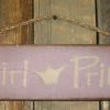 OutWest Shop Decor Wall Sign Home: Kids Cowgirl Princess