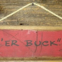 OutWest Shop Wall Sign Rodeo: Pendleton Round-Up Let 'Er Buck