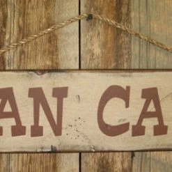 OutWest Shop Wall Sign Advice: Man Cave