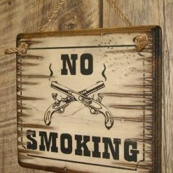 OutWest Shop Decor Wall Sign Business: No Smoking