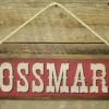 OutWest Shop Decor Wall Sign Barn: Bossmare