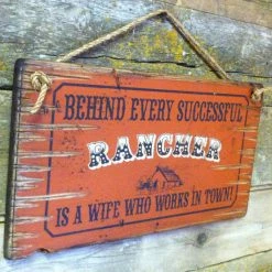 OutWest Shop Wall Sign Advice: Behind Every Successful Rancher