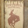 OutWest Shop Wall Sign Rodeo: Cheyenne Frontier Days Return To The West