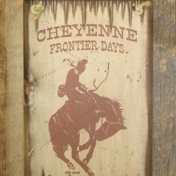 OutWest Shop Wall Sign Rodeo: Cheyenne Frontier Days Return To The West