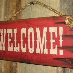 OutWest Shop Wall Sign Business: Welcome! 7 OutWest Shop Wall Sign Business: Welcome!
