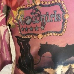 Fantazia Apparel Collection Tops: 3/4 Sleeve Tunic Silver Cowgirl