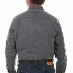 Scully Leather Company Men's Farthest Point Collection Shirt: Vintage Slub