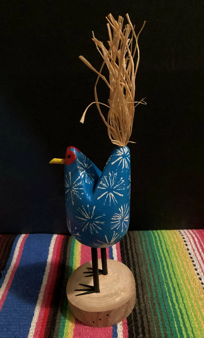 Edith Herbert John Folk Art Navajo Hand Carved Small Standing Chickens 12 Edith Herbert John Folk Art Navajo Hand Carved Small Standing Chickens