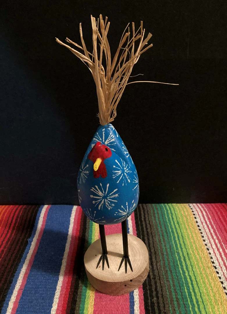 Edith Herbert John Folk Art Navajo Hand Carved Small Standing Chickens 9 Edith Herbert John Folk Art Navajo Hand Carved Small Standing Chickens