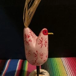 Edith Herbert John Folk Art Navajo Hand Carved Small Standing Chickens 35 Edith Herbert John Folk Art Navajo Hand Carved Small Standing Chickens