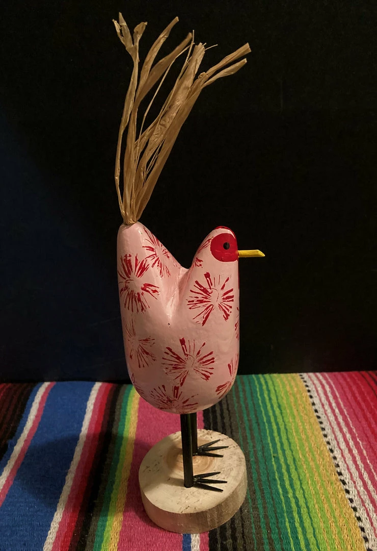 Edith Herbert John Folk Art Navajo Hand Carved Small Standing Chickens 19 Edith Herbert John Folk Art Navajo Hand Carved Small Standing Chickens