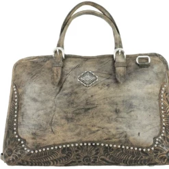 American West Handbags American West Handbag Travel Collection: Retro Luggage Tablet Briefcase Ladies'