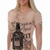 Ladies' Liberty Wear Collection Tops: Smooth As Aged Whiskey 1 Ladies' Liberty Wear Collection Tops: Smooth As Aged Whiskey
