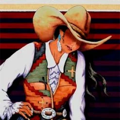 TXLC Custom Tile Ceramic Tile Necklace Doreman Burns: South By Southwest Ladies'