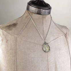 Alchemy England 1977 Alchemy Empire Steampunk Necklace: Anguistralobe Pendant On Chain