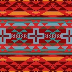 American Dakota Textiles Decor Trader Collection: Rustic Cross Sunset Area Rugs