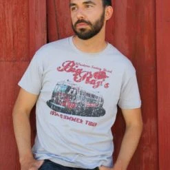 Men's M&P Speed Shop T-Shirt: Big Ray's Western Swing Band Tour Summer 1954