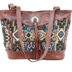 American West Handbags American West Handbag Bella Beau Collection: Zip Top Tote