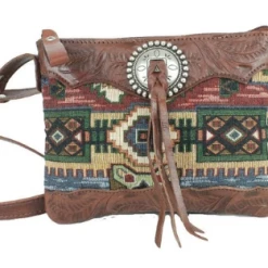 American West Handbags American West Handbag Bella Beau Collection: Trail Rider Crossbody Hip Ladies'