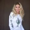 Original Cowgirl Clothing T-Shirts: Thermal Sonora Cactus