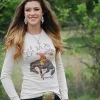 Ladies' Original Cowgirl Clothing T-Shirts: Thermal Let'er Go