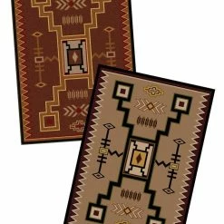 American Dakota Textiles Cabin Collection: Thunderstorm Area Rugs