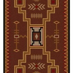 American Dakota Textiles Cabin Collection: Thunderstorm Area Rugs