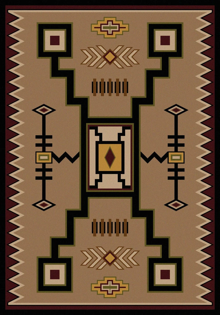 American Dakota Textiles Cabin Collection: Thunderstorm Area Rugs 5 American Dakota Textiles Cabin Collection: Thunderstorm Area Rugs