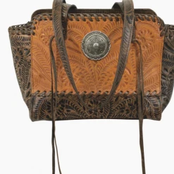 American West Handbags American West Handbag Annie's Secret Collection: Concealed Carry Leather Zip Top Tote