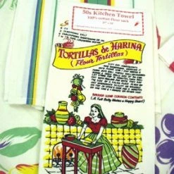 OutWest Shop Tea Towel: Tortilla Recipe Made In The USA For Home