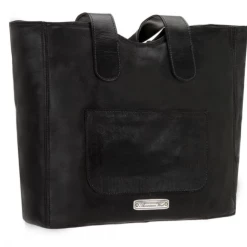 American West Handbags American West Handbag Mohave Collection: Leather Small Zip Top Tote With Fringe