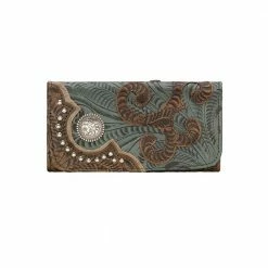 American West Handbags American West Handbag Annie's Secret Collection: Leather Tri-Fold Western Wallet
