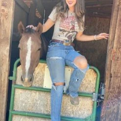 Original Cowgirl Clothing T-Shirts: Trick Rider Ladies'
