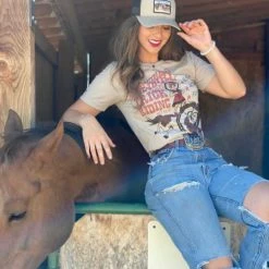 Original Cowgirl Clothing T-Shirts: Trick Rider Ladies'