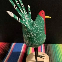 Edith Herbert John Decor Folk Art Navajo Hand Carved Small Turkey