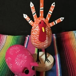 Edith Herbert John Folk Art Navajo Hand Carved Small Pig Decor