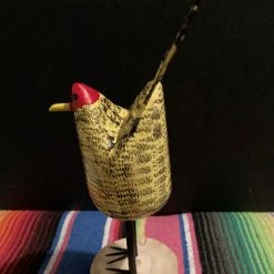 Edith Herbert John Decor Folk Art Navajo Hand Carved Small Turkey