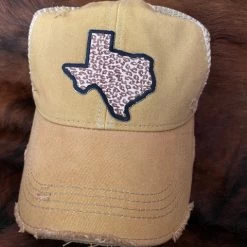 Original Cowgirl Clothing Cap: Texas Leopard 11 Original Cowgirl Clothing Cap: Texas Leopard