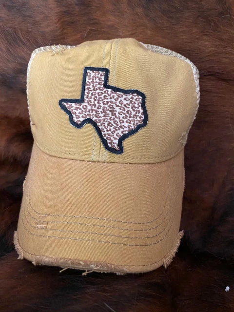 Original Cowgirl Clothing Cap: Texas Leopard 5 Original Cowgirl Clothing Cap: Texas Leopard