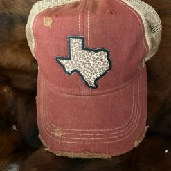 Original Cowgirl Clothing Cap: Texas Leopard