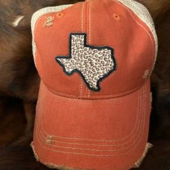 Original Cowgirl Clothing Cap: Texas Leopard 14 Original Cowgirl Clothing Cap: Texas Leopard