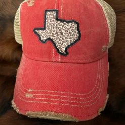 Original Cowgirl Clothing Cap: Texas Leopard 13 Original Cowgirl Clothing Cap: Texas Leopard
