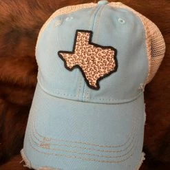 Original Cowgirl Clothing Cap: Texas Leopard 12 Original Cowgirl Clothing Cap: Texas Leopard